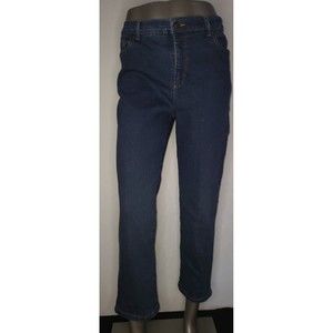 Gloria Vanderbilt Amanda Jeans Womens Size 12 P Petite Dark Wash Stretch Denim